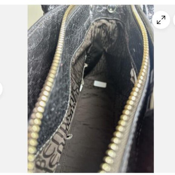 Henri Bendel Black Snakeskin Tote - Picture 10 of 16